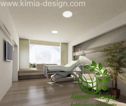 Inpatient bedrooms