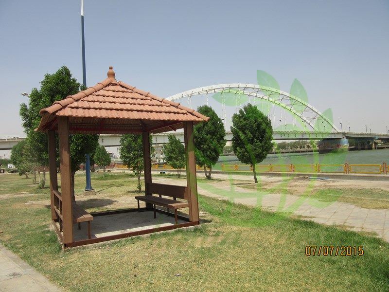 ساخت آلاچیق با چوب پلاست