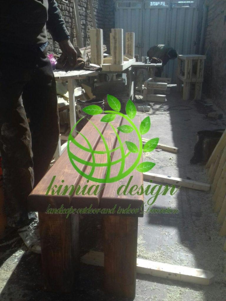خرید نیمکت چوبی