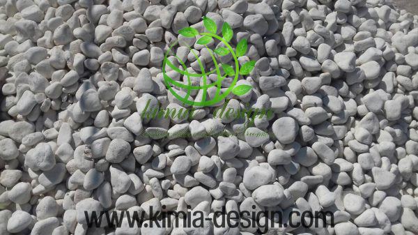 سنگ رودخانه ای سفید