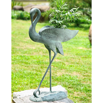 Crane+Planter+Holder