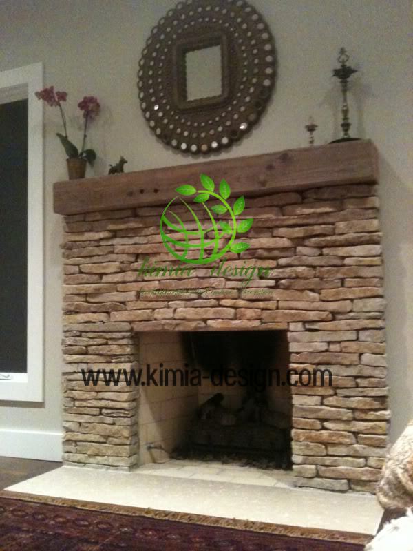شومینه سنگ طبیعی