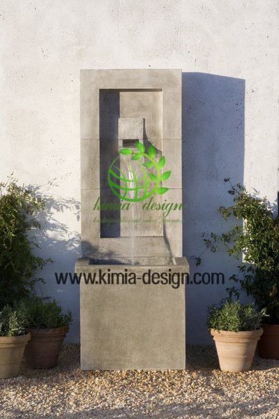 ساخت آبنمای سیمانی