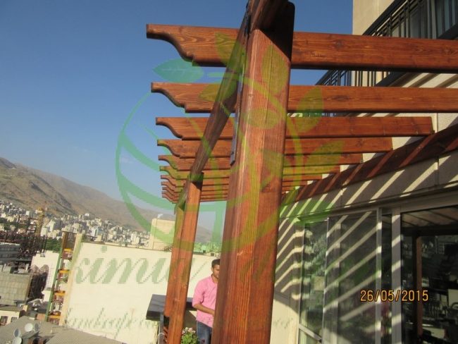 ساخت پرگولاچوبی