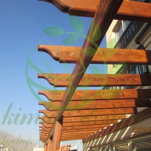 ارزانترین پرگولا چوبی زعفرانیه