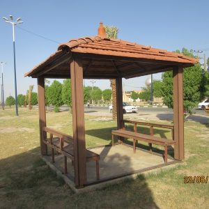 زیباترین مدل های آلاچیق چوب پلاست