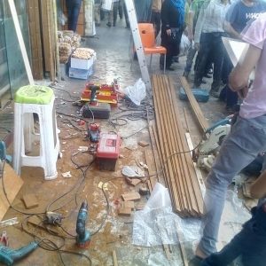 اجرای نمای سر در مغازه