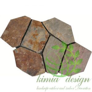 سنگفرش حیاط سنگ طبیعی