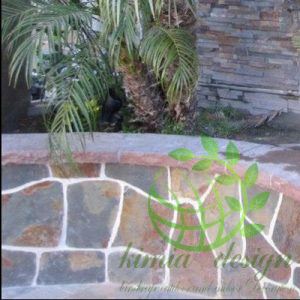 سنگفرش حیاط سنگ طبیعی