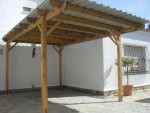 گذاشتن ورق فلزی روی پرگولا