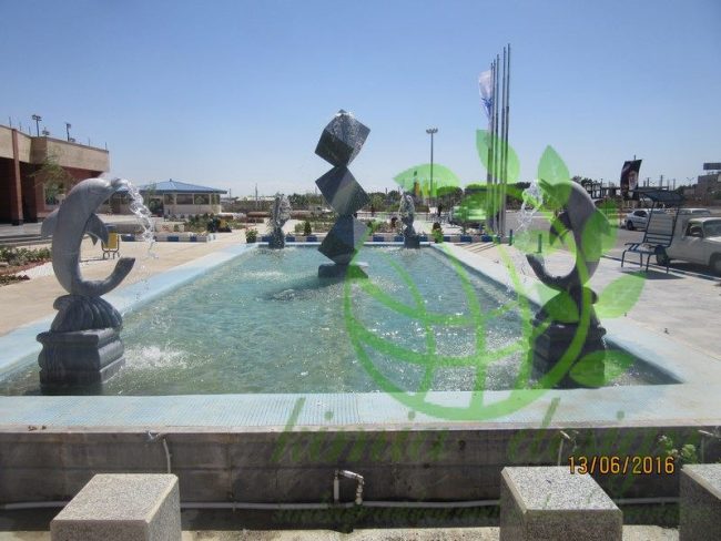 آبنما سنگی برای دانشگاه