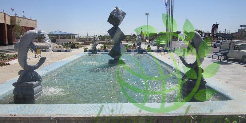 آبنما سنگی برای دانشگاه