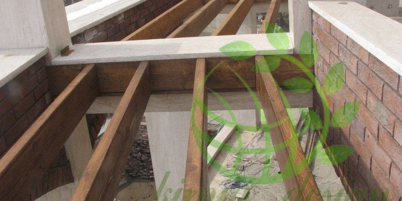 عکس های تیر چوبی پرگولا