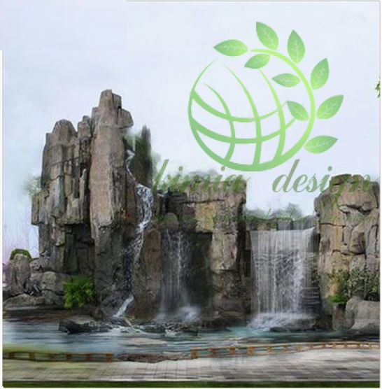 آبنما بزرگ صخره ای