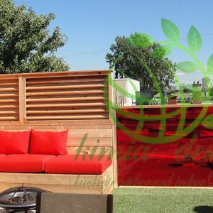 ساخت مبلمان و باغچه چوبی ترموود