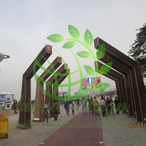 المان چوبی اجرا شده در کیش