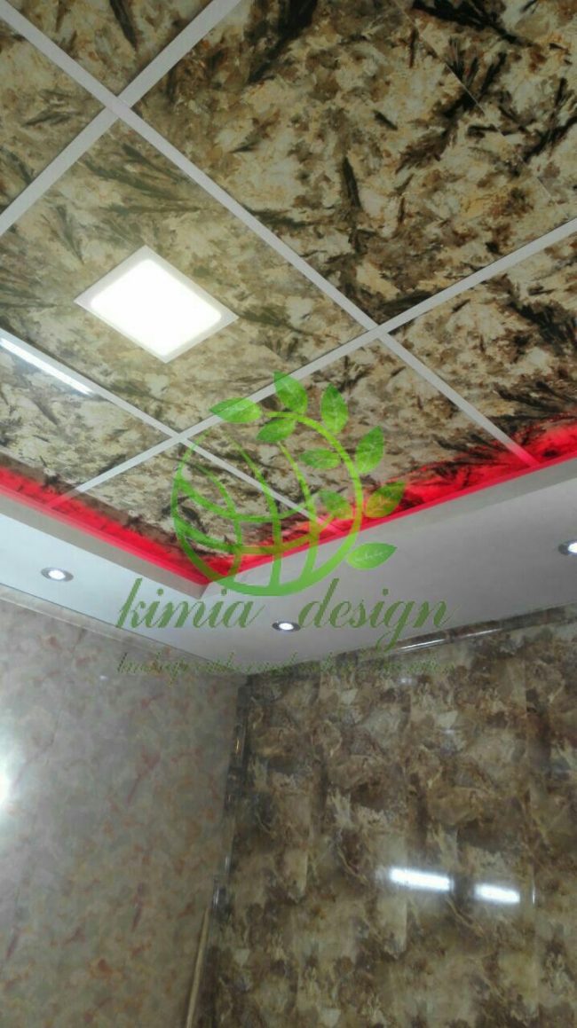 دیوارپوش pvc طرح سنگ