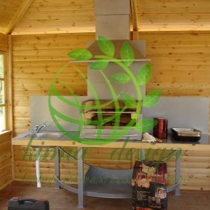بهترین نمای چوبی داخلی کلبه چوبی