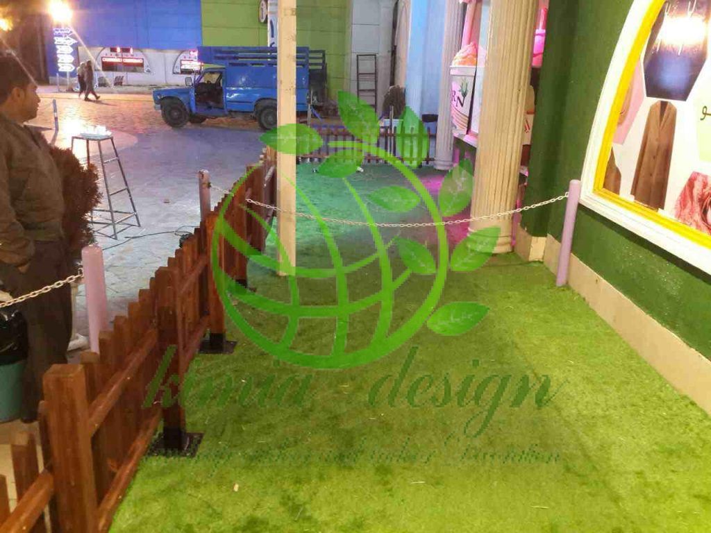 حصار چوبی فضای باز