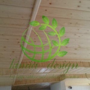 سقف کاذب روسی با چوب روسی