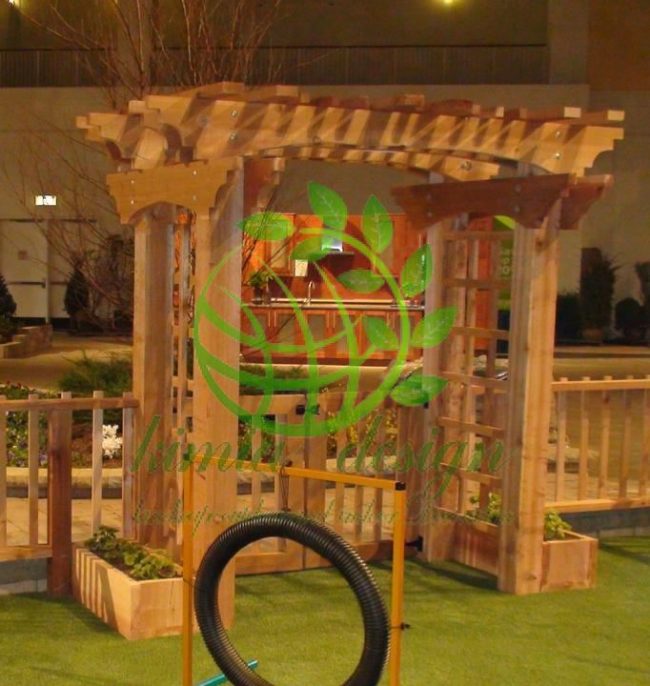 قیمت پرگولای چوبی