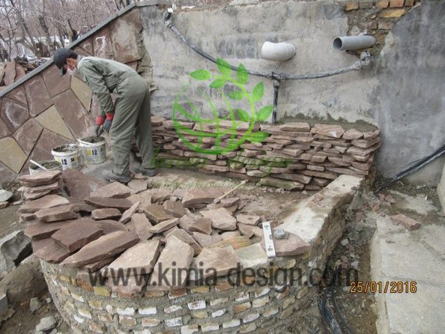 آبنمای سنگی خانگی