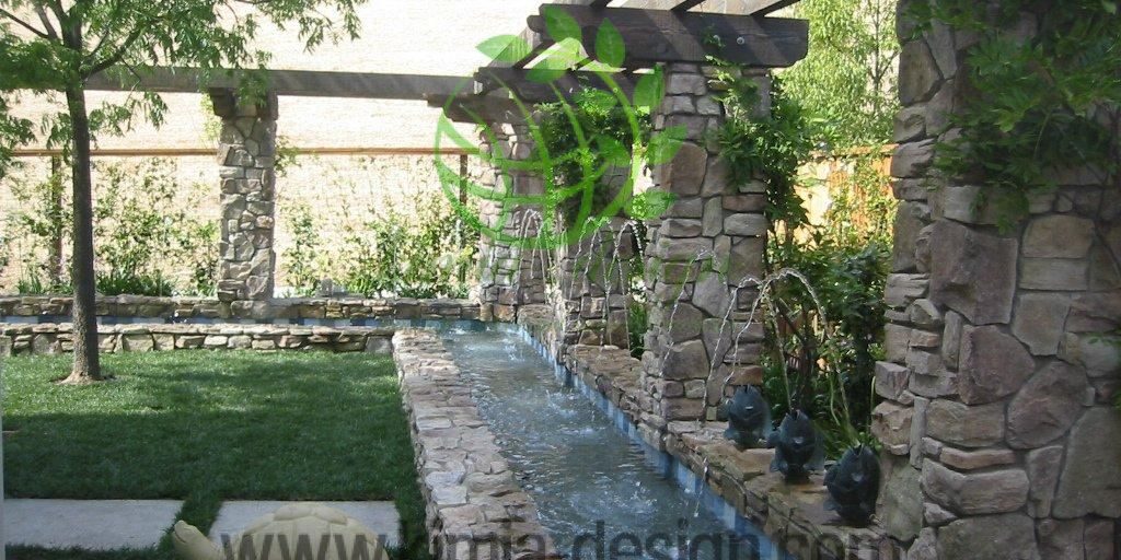 ساخت آبنما برای باغ