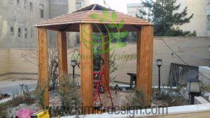 آلاچیق چوبی کیمیا دیزاین