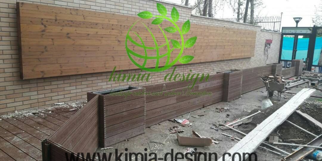 اجرای نما چوبی