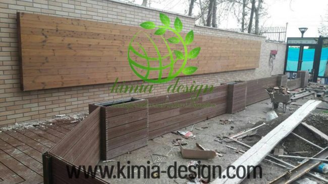 اجرای نما چوبی