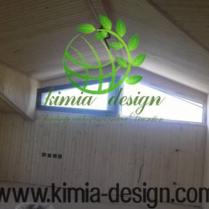 نمای چوبی ساختمان