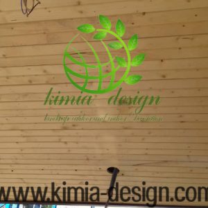 طراحی داخلی ویلای چوبی