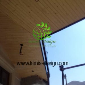 طراحی با چوب روی سقف