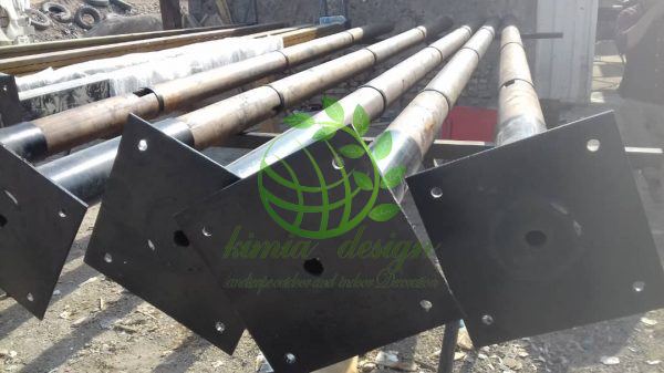 تیر برق چوبی نیمه سنگین