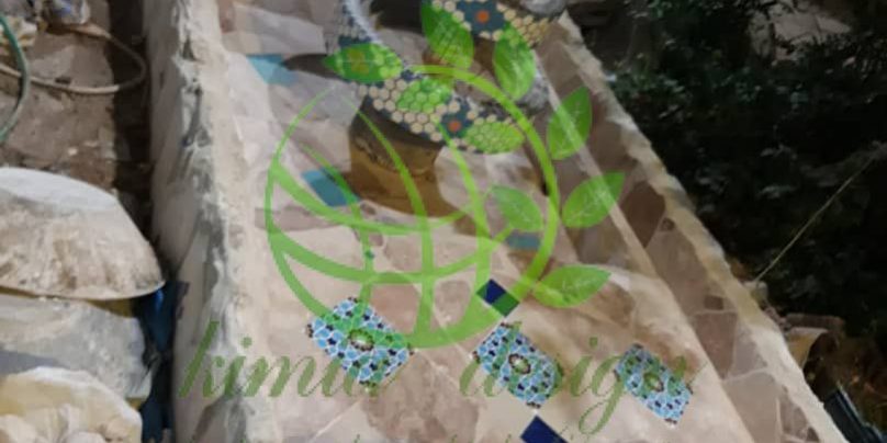 ساخت آبنمای سنگی