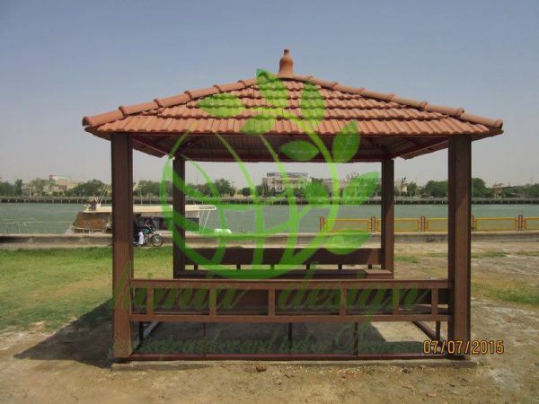 آلاچیق پیش ساخته چوب پلاست