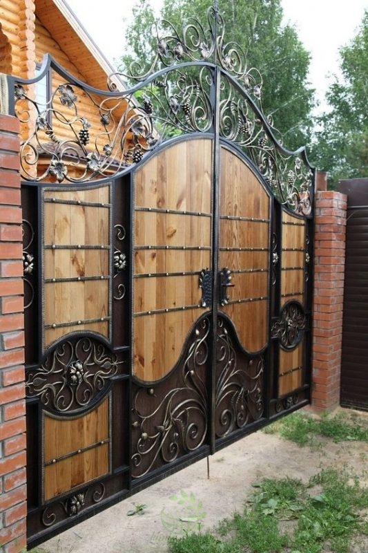 درب ورودی چوبی فلزی