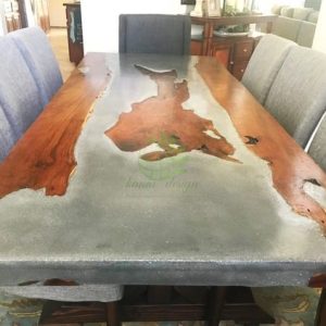 اجرای و ساخت میز بتن