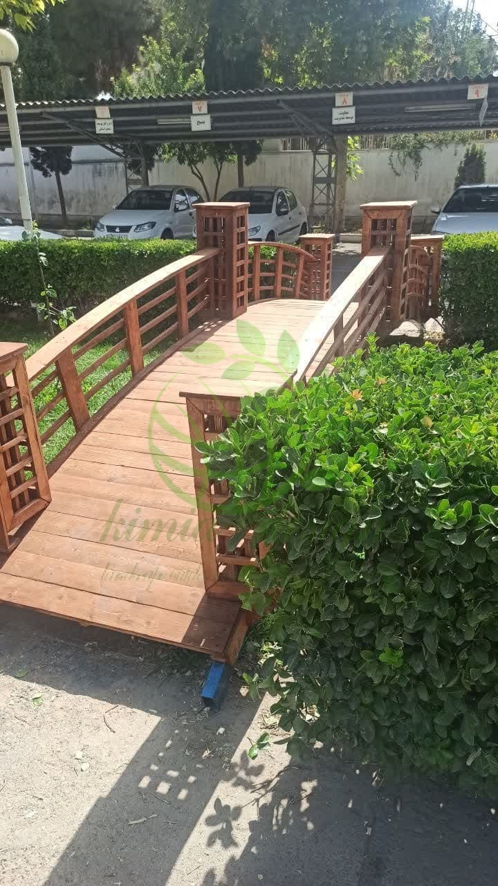 اجرای پل چوبی